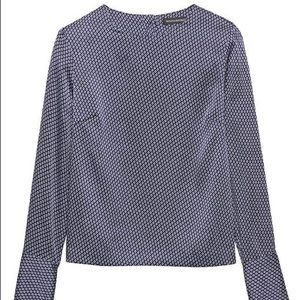 Banana Republic Button Back Blouse Size Small